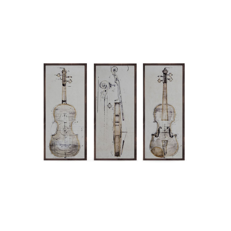 Decorative Framed MDF Painting (3 Pieces)