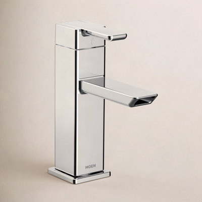 90 Degree Single-Hole Faucet with Drain