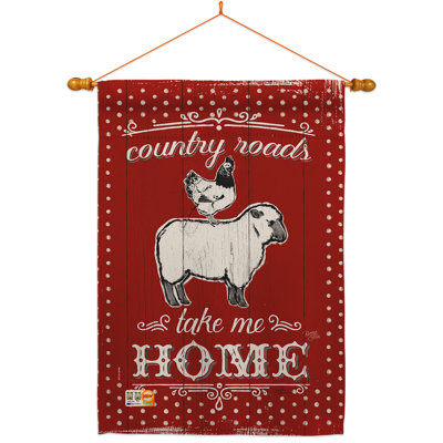 Ensemble de 2 faces en polyester 40 x 28 po Ensemble de drapeaux