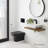 Carre Wall-Hung Toilet Bundle 0.8/1.6 GPF Dual Flush With Flush Plate-108927921