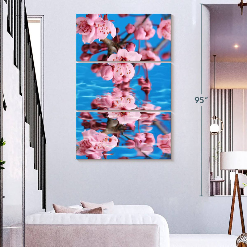 Harnek Sakura Reflection, 74" H x 48" W
