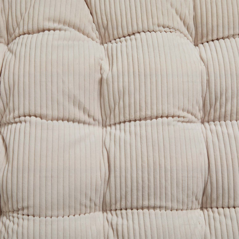 Chaise berçante confortable, idéale pour le salon, la chambre à coucher et la salle de lecture, Blanc