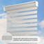 Pergola en aluminium avec abat-jour roulant, 2 côtés courts-97549357-97549358