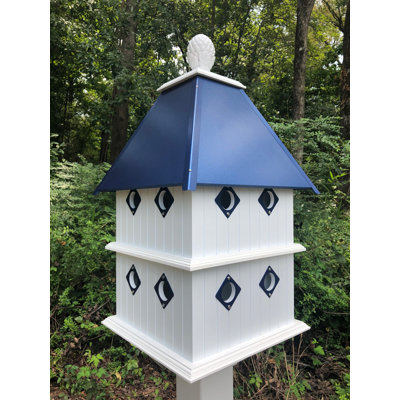 Doerun 31.25'' H x 15.25'' W x 15.25'' D Post Water Resistant Birdhouse