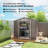 Garden Storage Shed Outdoor Storage Shed Garden Tool Storage Shed With Sloped Roof-120102686