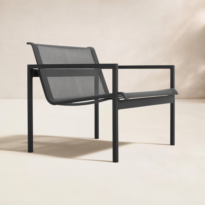 Skiff Outdoor Lounge Chair, Carbon