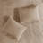 3 Piece Split Corner Pleated Quilted Bedspread Khaki King