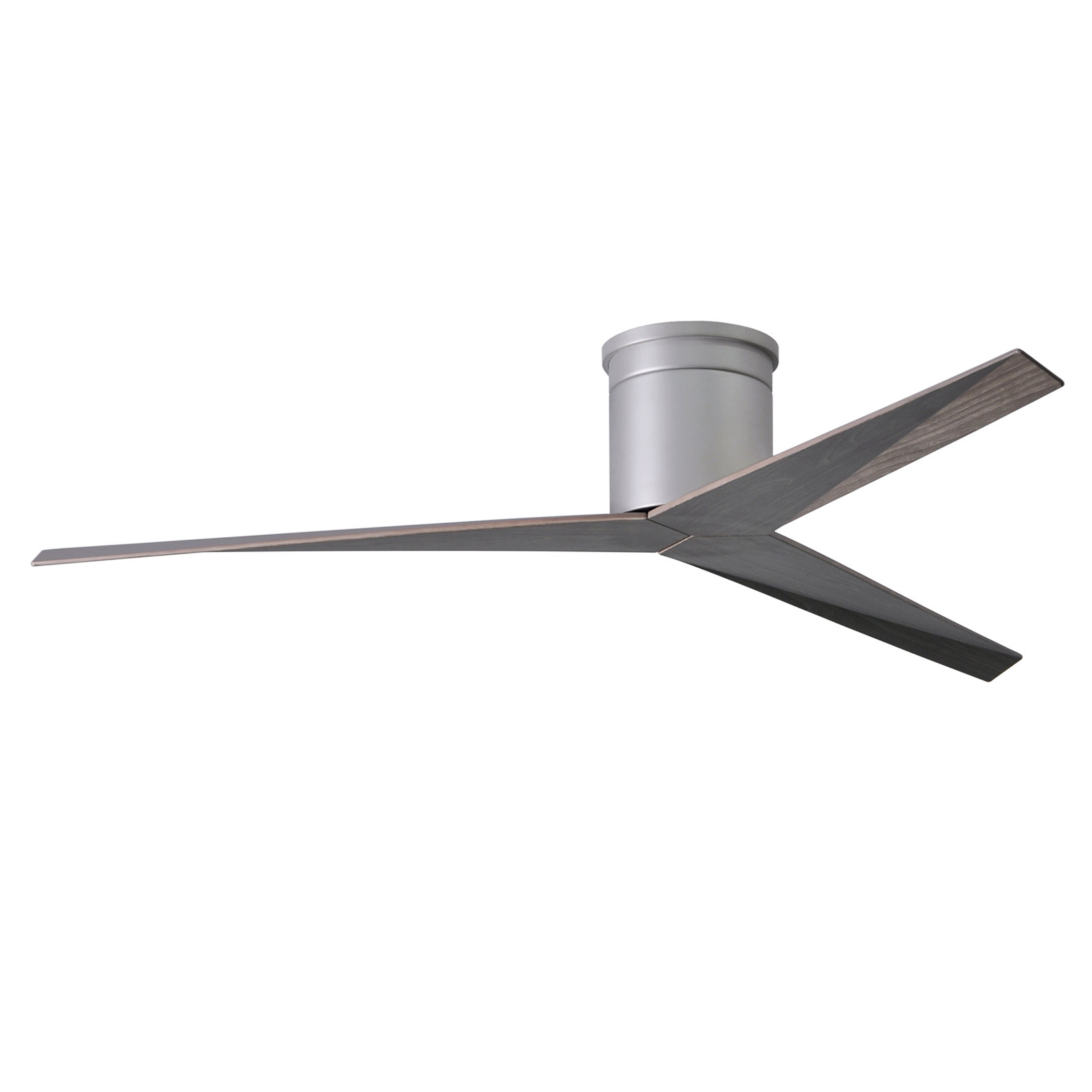 56'' 3 Blade Ceiling Fan, Old Oak Tone, Brushed Nickel