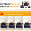 Chaise longue en velours côtelé à compression 47,2 po, siège profond avec porte-gobelet et sac de rangement, aucun assemblage requis-1372238335