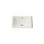 Iron Plains Metal Rectangular Undermount Bathroom Sink with Overflow-866572288