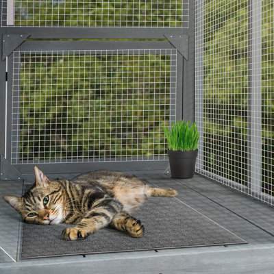 Tucker Murphy Pet™ Cat Catio, Window Box Enclosure For Indoor Cats