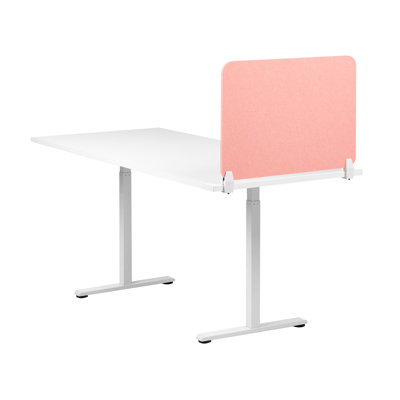 SPLIT 1 Panel Pink Desk Dividers