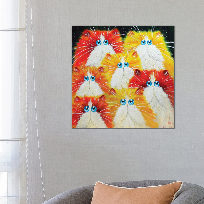 Gingerama by Kim Haskins - Wrapped Canvas Print, 66.04 cm H x 66.04 cm W x 3.175 cm D