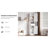 69" H Tall Bathroom Storage Cabinet With 2 Barn Doors And 1 Drawer, Narrow Storage Unit, Adjustable Shelves,Floor Cabinet For Bathroom, Living Room, Entryway,Kitchen-1816667219