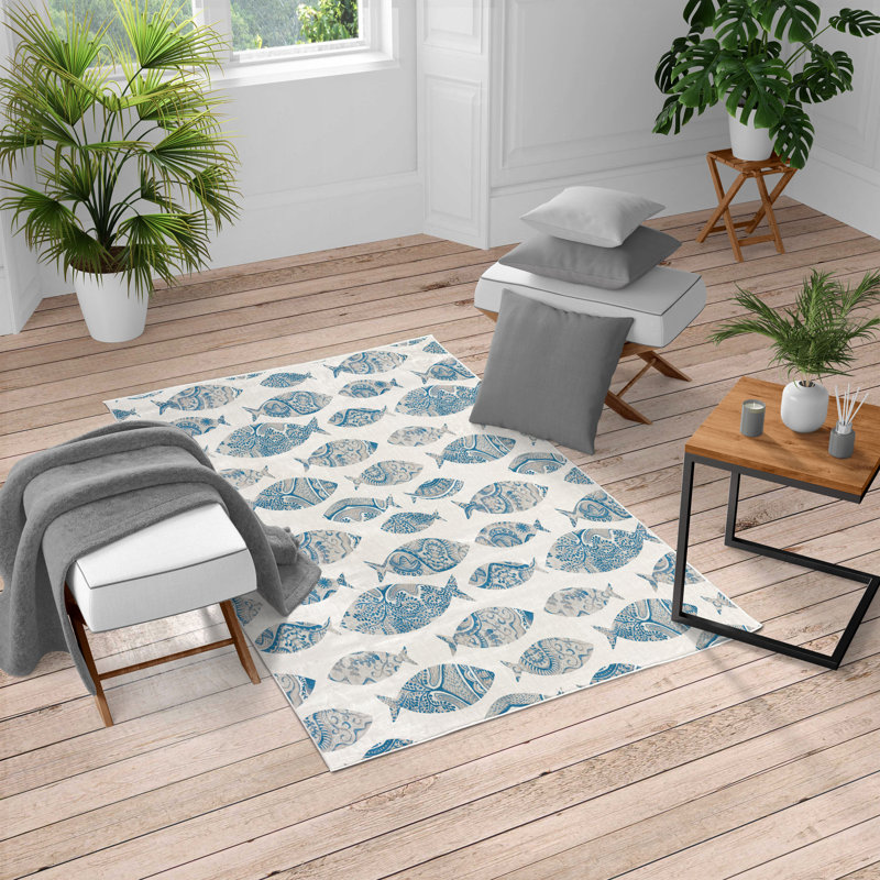 Tapis turc Ambesonne, Rectangle 2 pi 7 po x 4 pi 11 po