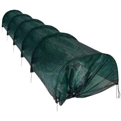 Garden Tunnel Shade Net Cover Greenhouse Protection from Sun Heat Green House Sun Shades Plant Cover