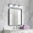 22" 3-Light Chrome Curved LED Bathroom Vanity Light Modern Wall Sconce Over Mirror-475819973-475815995-475819972