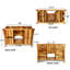 EcoDecors de 48 po ECODECORS CURVATURE, meuble-lavabo en teck, meuble-lavabo en bois, meuble-lavabo, meuble-lavabo, meuble-lavabo, teck, tiroirs à fermeture en douceur, meuble-lavabo en bois en teck terreux-28989818