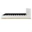 Elegant Upholstered Bed With Solid Wood Frame, King
