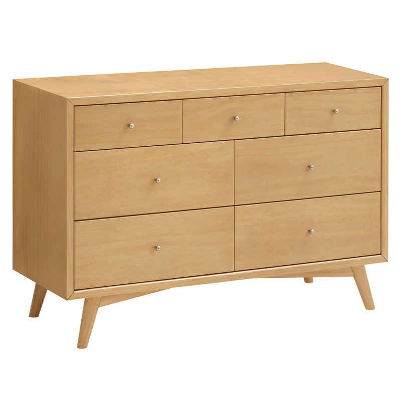 Commode double 7 tiroirs Palma, Miel