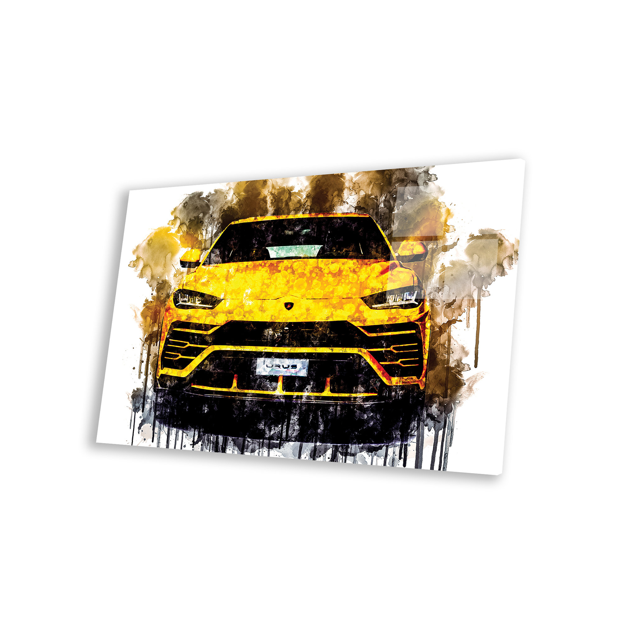 17 Stories Car 2018 Lamborghini Urus On Plastic / Acrylic by Sissy ...