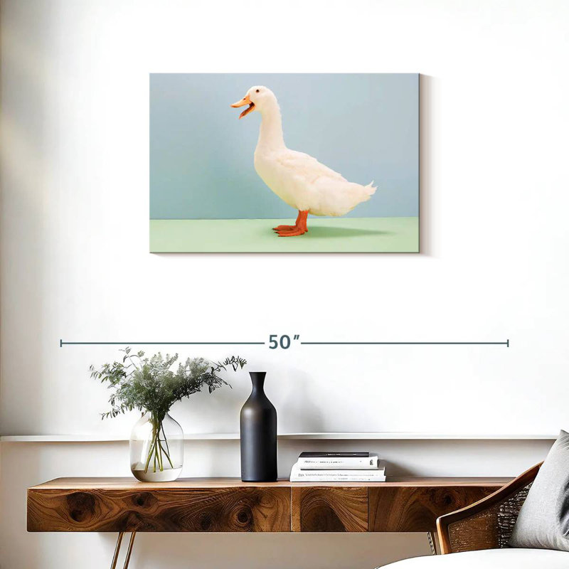 White Duck, 20" H x 30" W