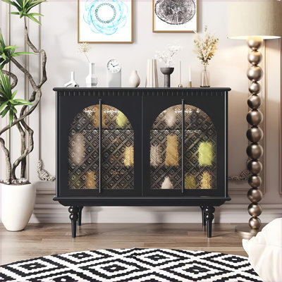 French retro style storage sideboard cabinet