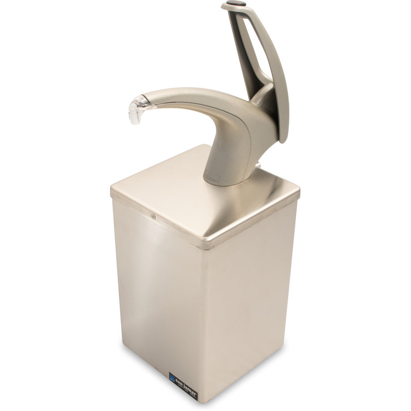 Carlisle Food Service Products Plastic Condiment Dispenser & Holder Buffet Accessory, 13.75" H x 10" W x 9.25" L, Gray