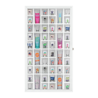 32.5 in. H x 18.2 in. W Solid Wood Display Case