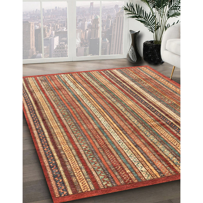 Abstract Indoor Rug, Square 3'