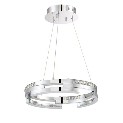 Lustre en roue de chariot à 6 lumières DEL Farren