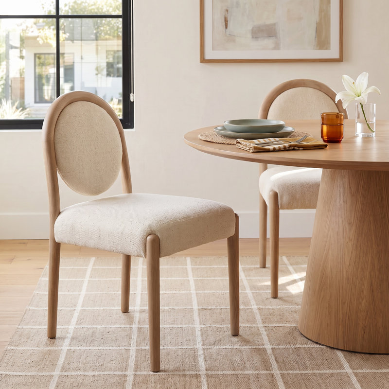 Erina Prentiss Dining Chair, Thames Cream