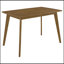 Retro Chestnut Dining Table With Angled Legs