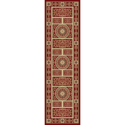 Tapis de zone rouge oriental Mesrob