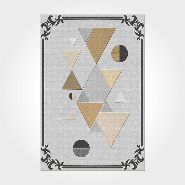 ClassicLiving Antwerp Geometric Machine Woven Area Rug | Wayfair.co.uk