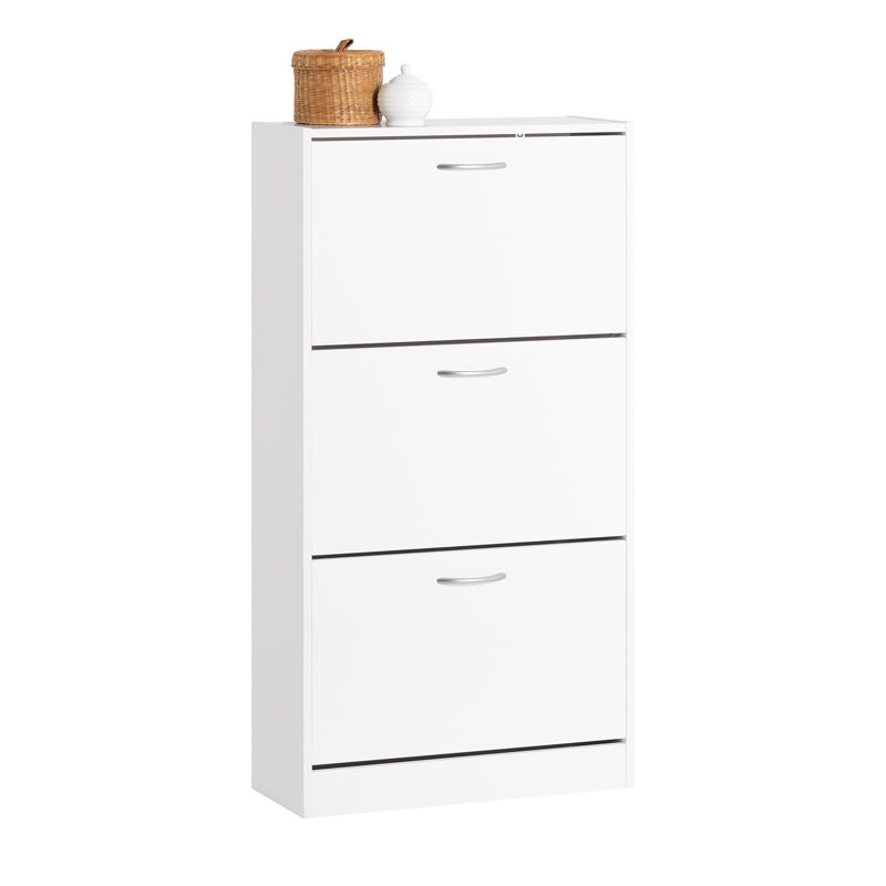 Armoire de rangement, H 45,27 po x l 23,6 po x P 9,4 po, Blanc