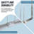 60 in. W x 60 in. H Double Sliding Framed Shower Door in Brushed Nickel Finish with 5/16 Inch Thick Clear Tempered Glass and Stainless Steel Handle-134905762