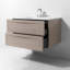 Alma 36.25" Wall Mounted Single Bathroom Vanity with Top-360083101