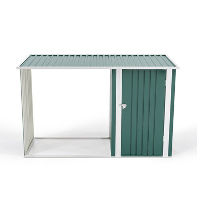 Asana 250Cm W x 103Cm D Metal Log Store