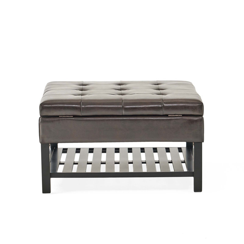 Repose-pieds polyvalent avec rangement et support inférieur élégant pour la détente