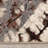 Abbey Floral Cream/Gray Area Rug-1650215609