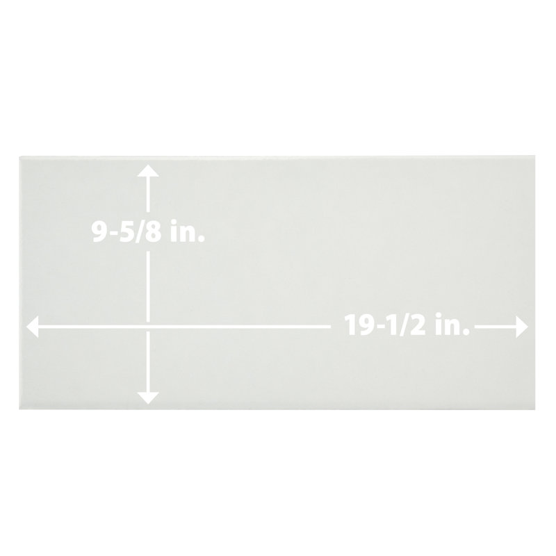 Piscina Brick 9-5/8 In. X 19-1/2 In. Porcelain Floor And Wall Tile