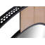 Yearby Metal Flat Wall Mirror