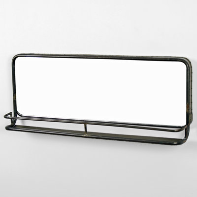 Haygarden Flat Mirror with Shelves