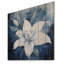 Marbre scintillant de lis - art mural moderne en bois sur bois de pin naturel-1413987703
