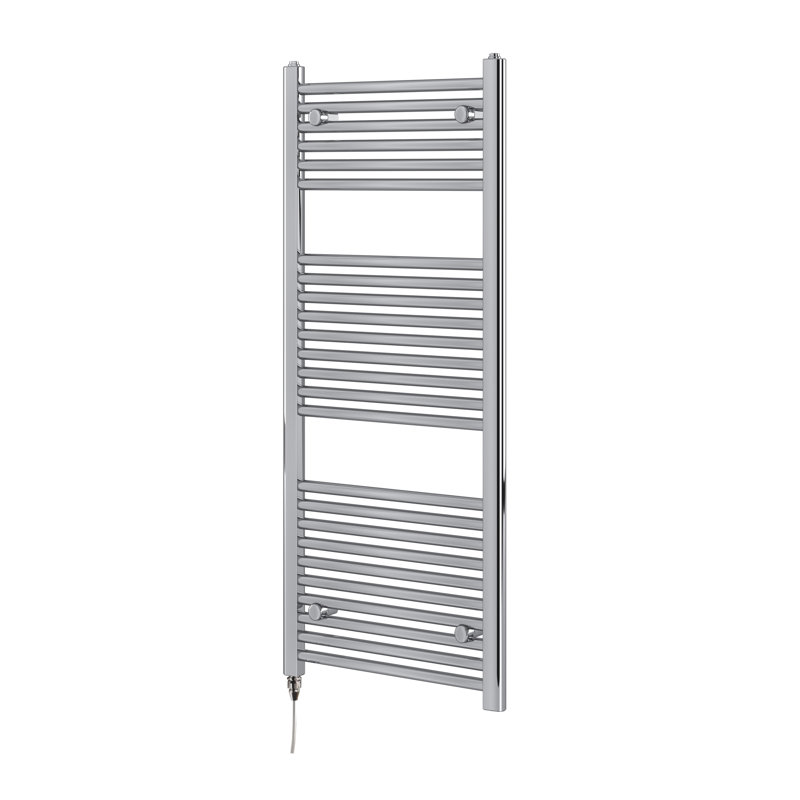 Winders Vertical Straight Electric Towel Rail, 1200mm H x 500mm W x 30mm D