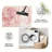 1PC Pink Floral Gold Frame Watercolor area rugs for Living Room, Soft and Comfortable, Suitable for all seasons, easy-to-maintain, machine washable Indoor floor mat, Under Table Farmhouse suitable for Bedroom, Dining Room, Entryway, Kitchen, Home-319541911