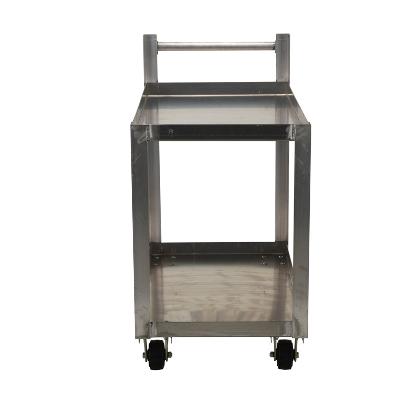 Chariot de service en aluminium, H 40,5 po x l 21,88 po x P 38,25 po