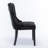 Tufted Solid Wood Velvet Upholstered Dining Chair-883621107