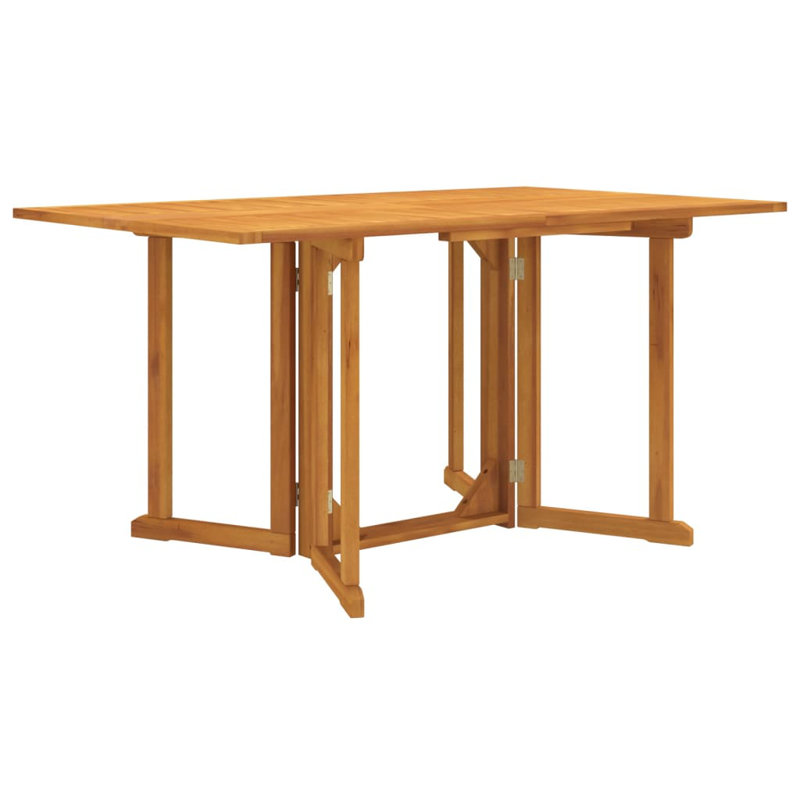 Haytug Oval Teak Folding Outdoor Dining Table , cm W cm D, 75 x 90 x 150 cm